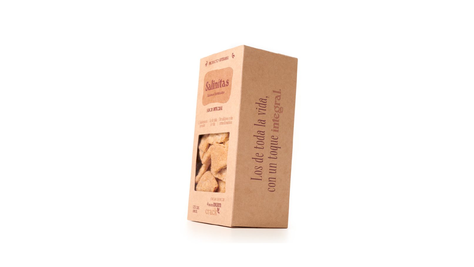 Diseño de Packaging de snacks artesanales integrales