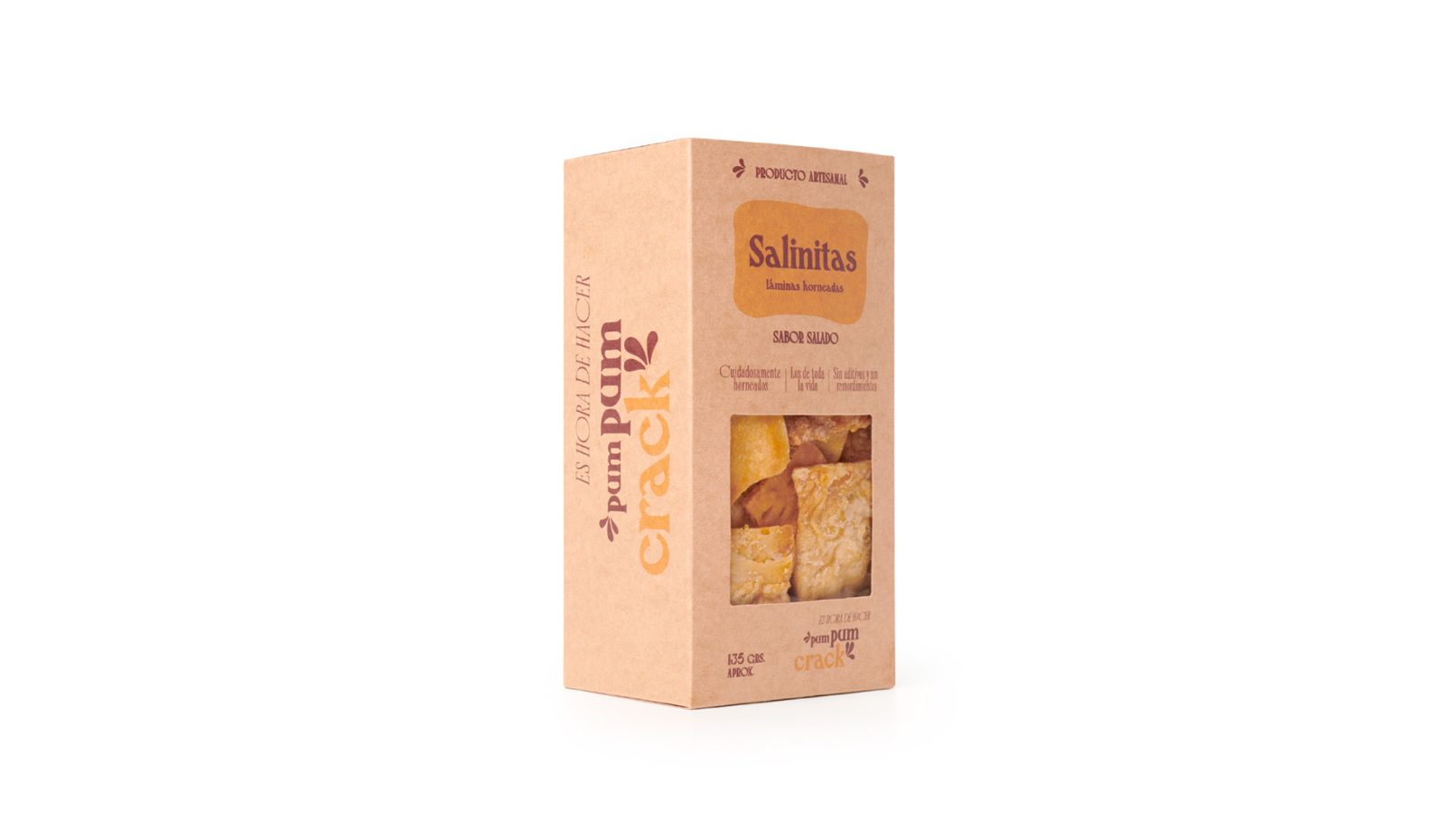 Diseño de Packaging de snacks artesanales salados